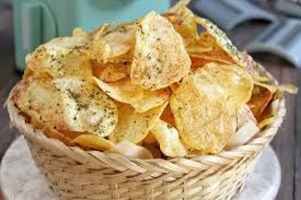 Chips Kentang Manis Panggang: Camilan Sehat dan Renyah